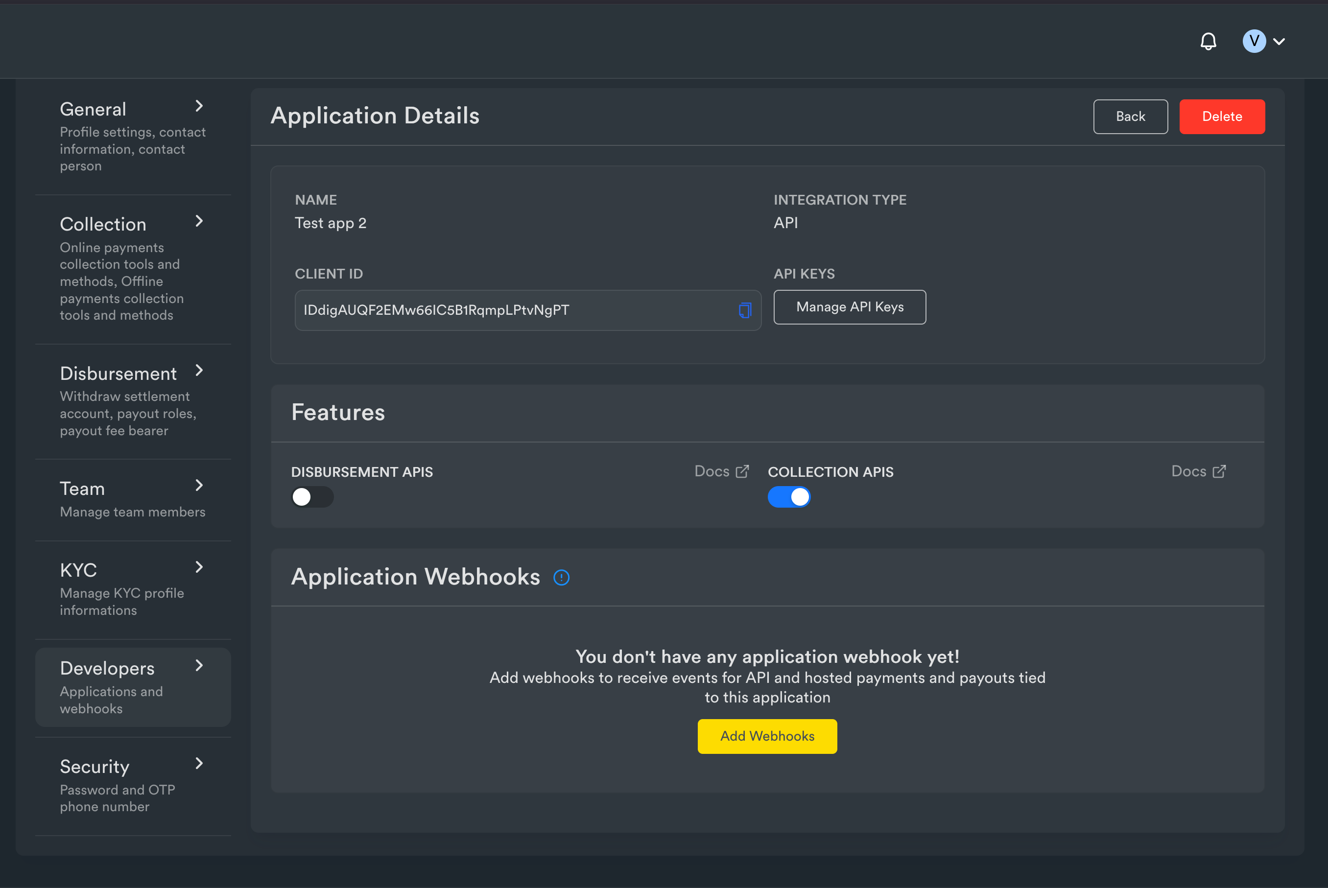 Configure Api Keys